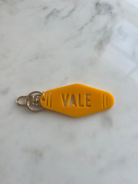 Yellow Vale Keychain