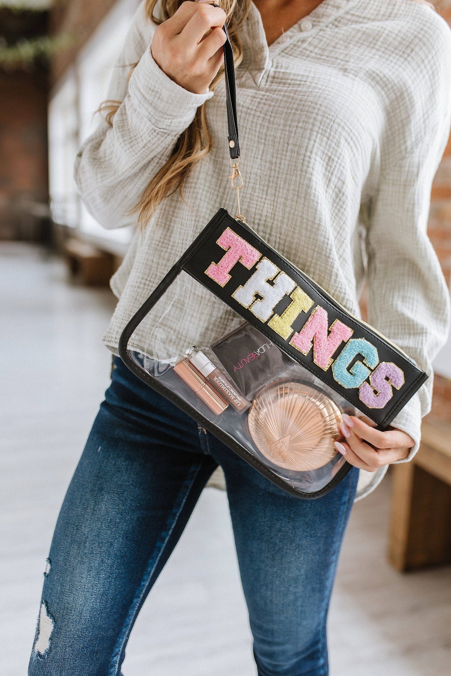 Things Cosmetic Bag: ONE SIZE / Black