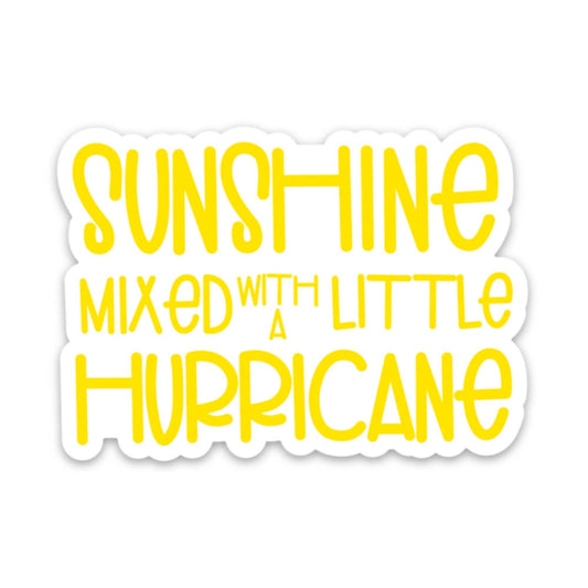 Sunshine & Hurricane Sticker | Funny decal | Sassy sticker
