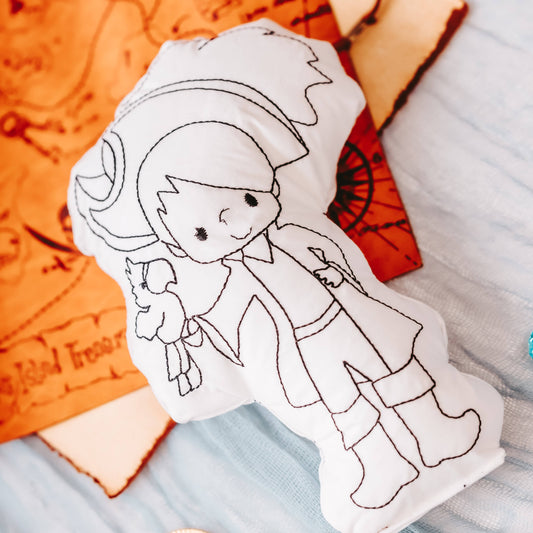 Pirate Boy Doodle Doll Coloring Kit for Kids: Pirate Boy