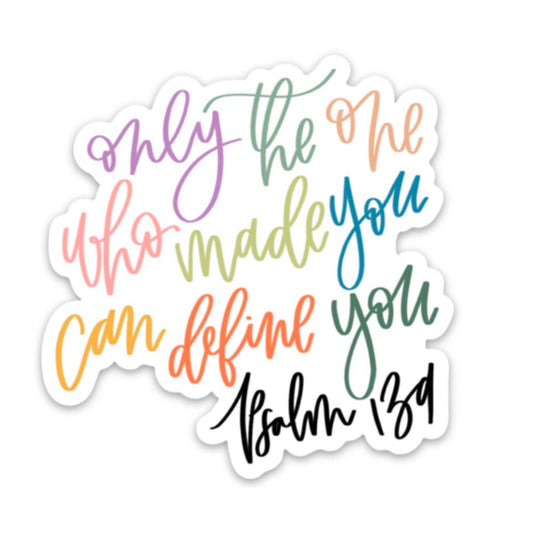 Psalm 139 Sticker