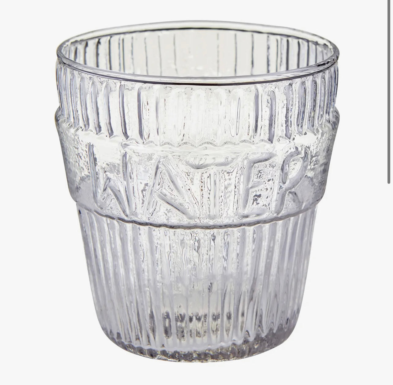 Water/Agua Glass